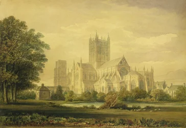 Kathedrale von Wells, 1821